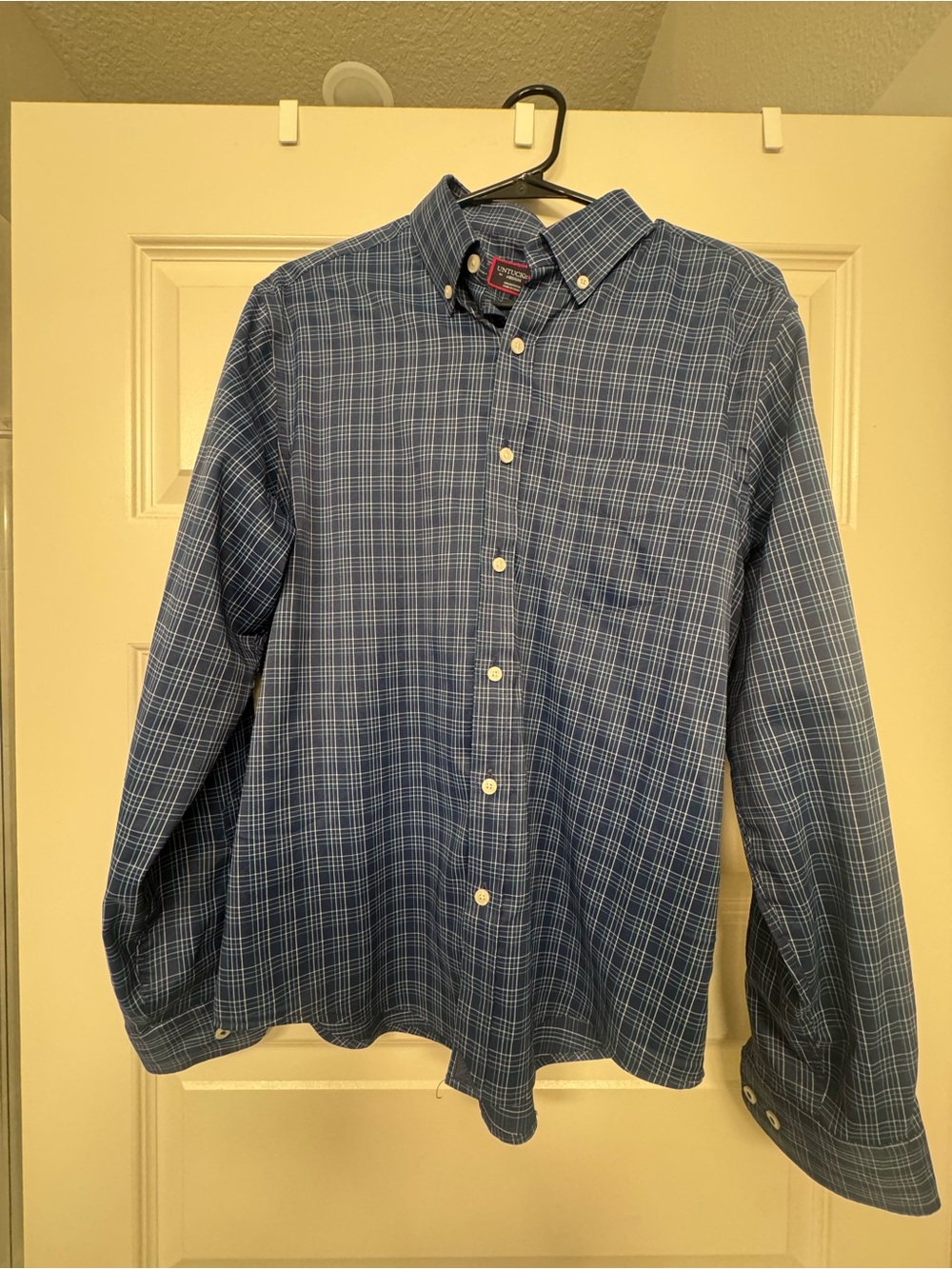 UNTUCKit Blue Plaid Long-Sleeve Button-Down Shirt